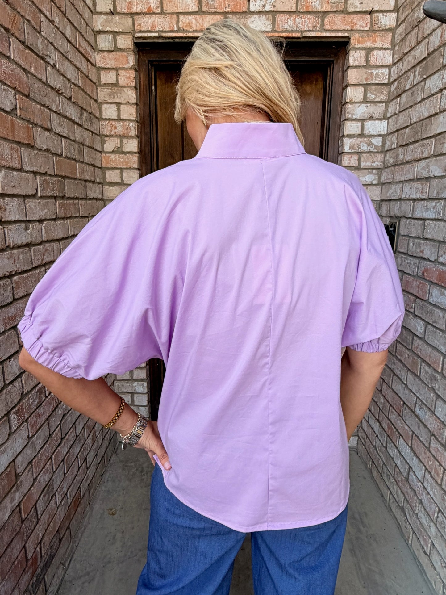 Lila Petal Top