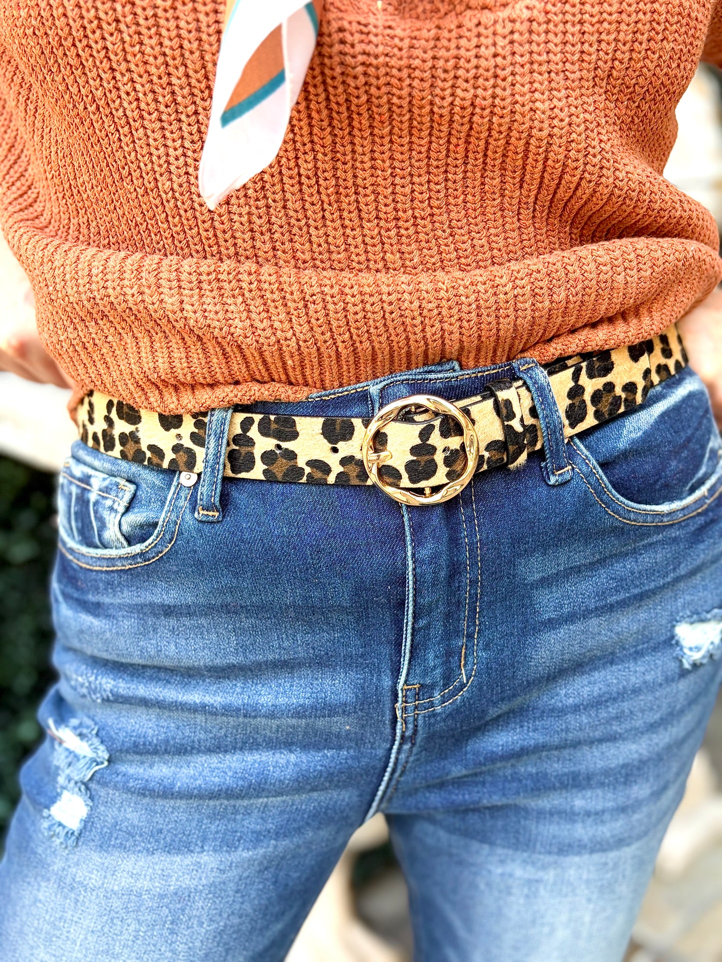 Leopard Belt