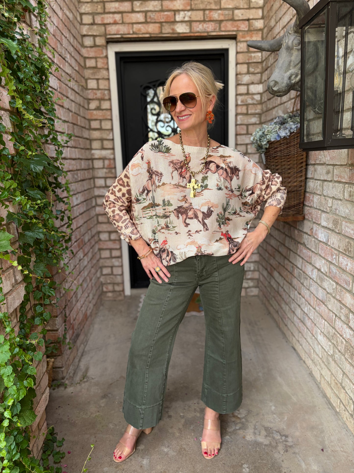 Wild West -Italian Knit-Tan