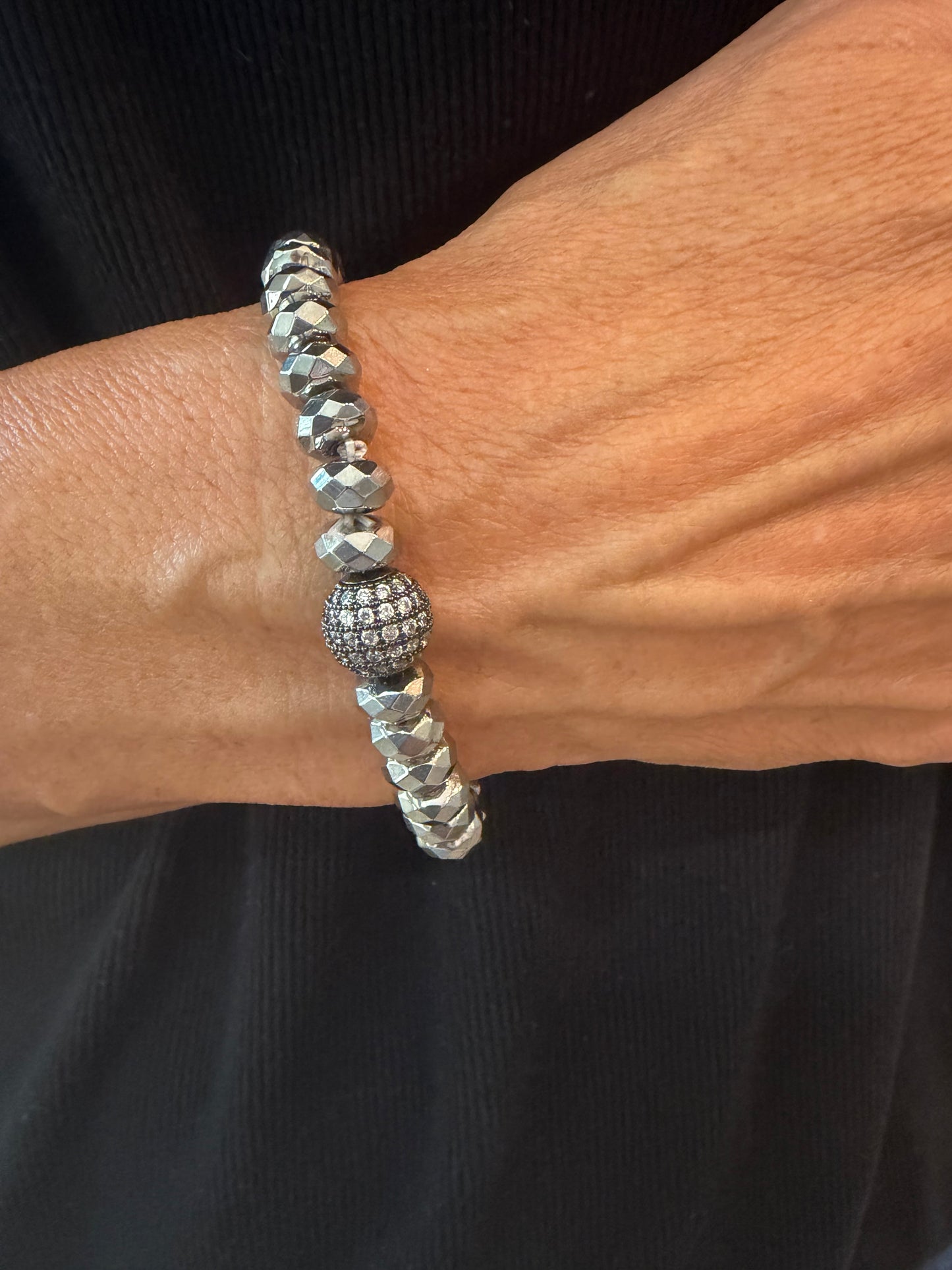 Urban Glam Bracelet-Gunmetal