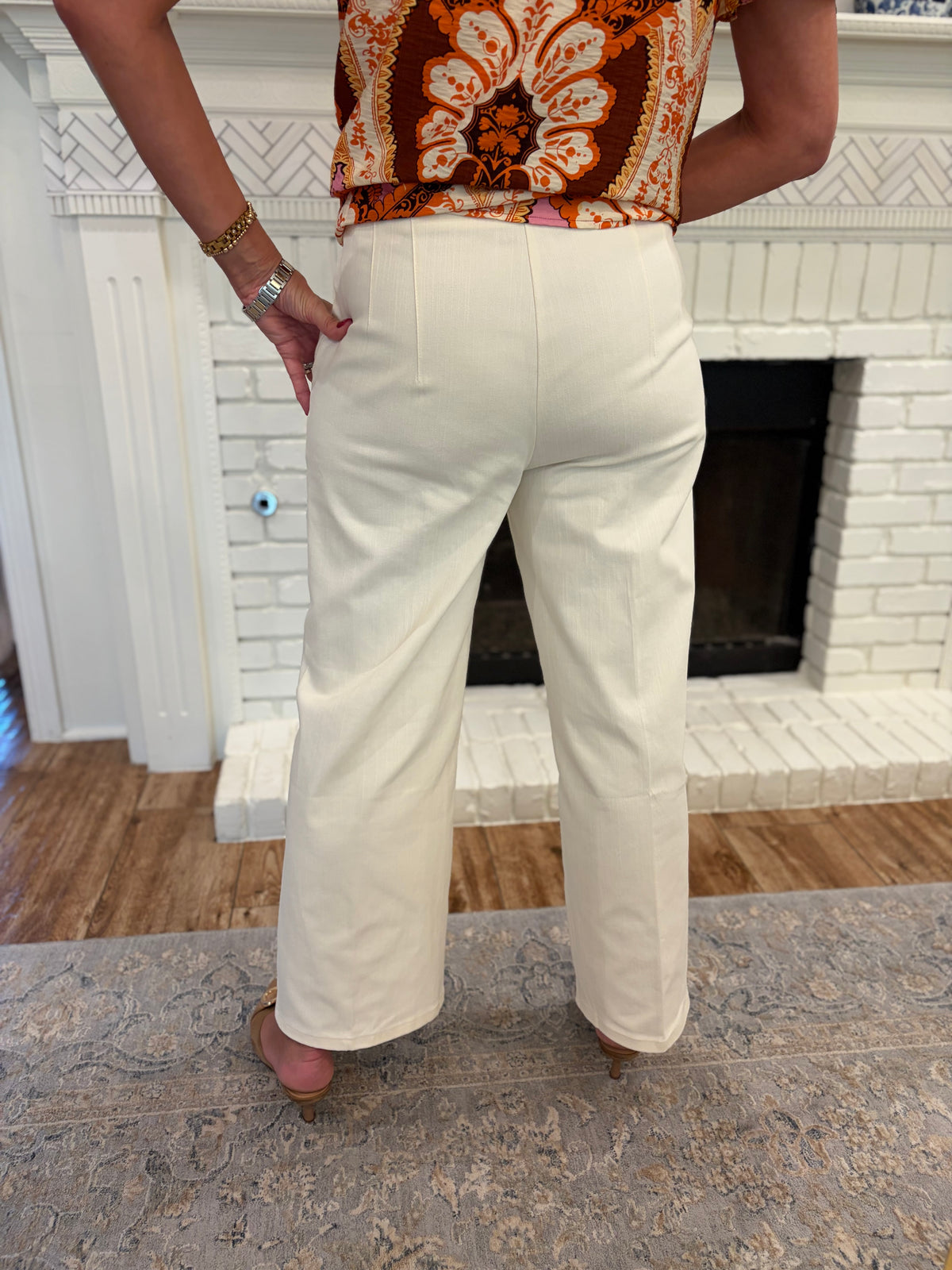 Easy Ecru Pant