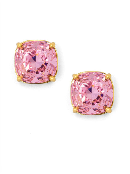 Pink Champagne Crystal Stud Earring