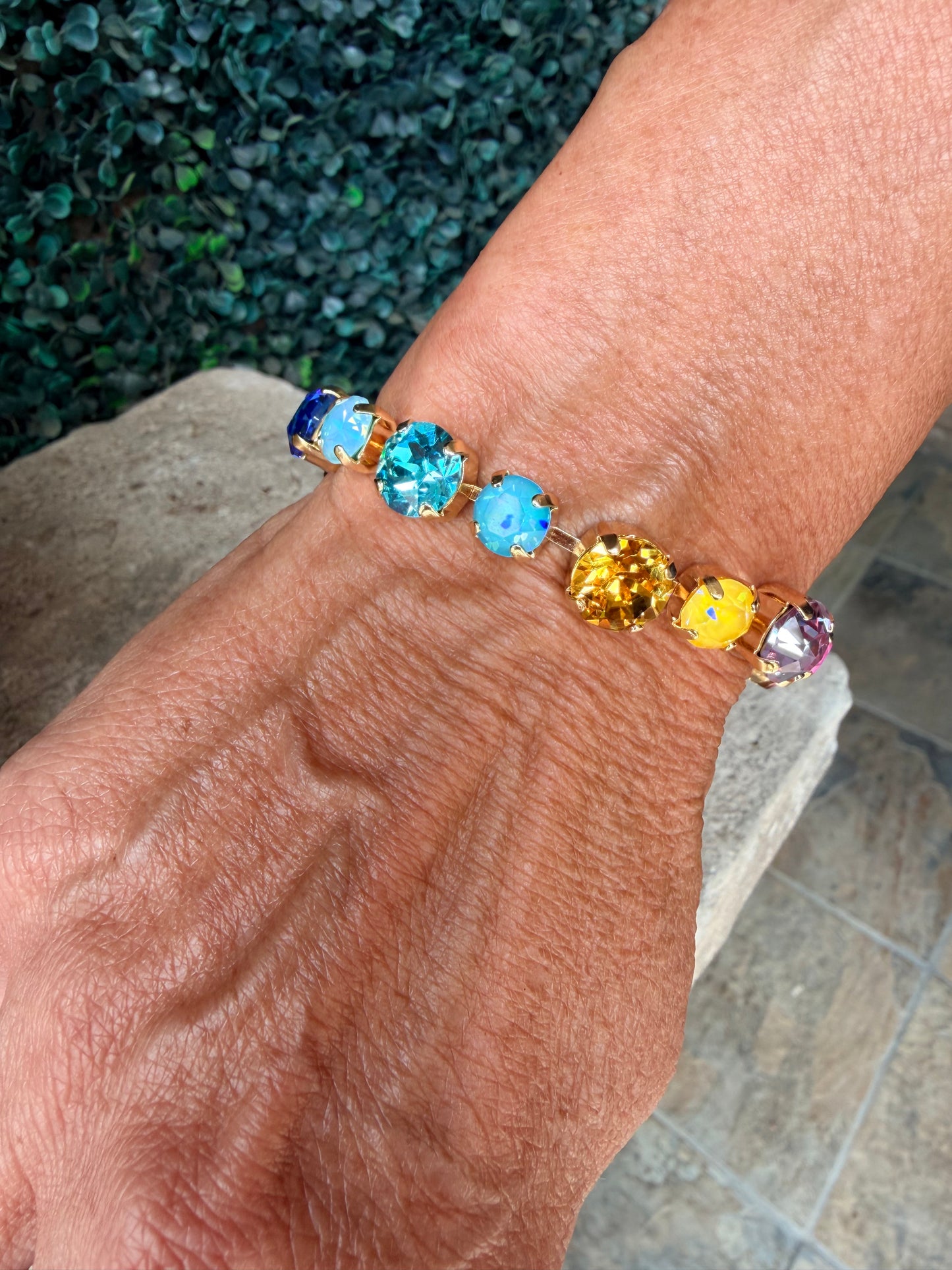 Brillant Moments Bracelet-LARGE STONE Rainbow
