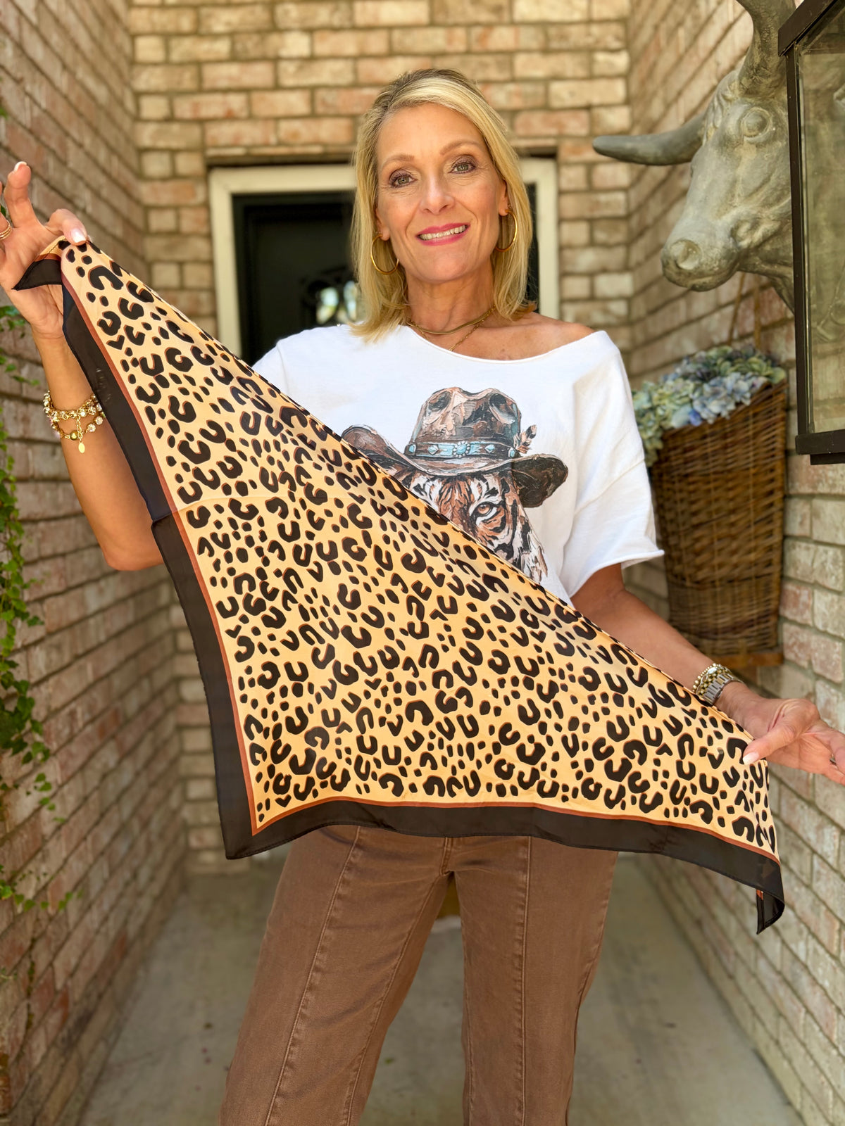 Wild About You Leopard Scarf
