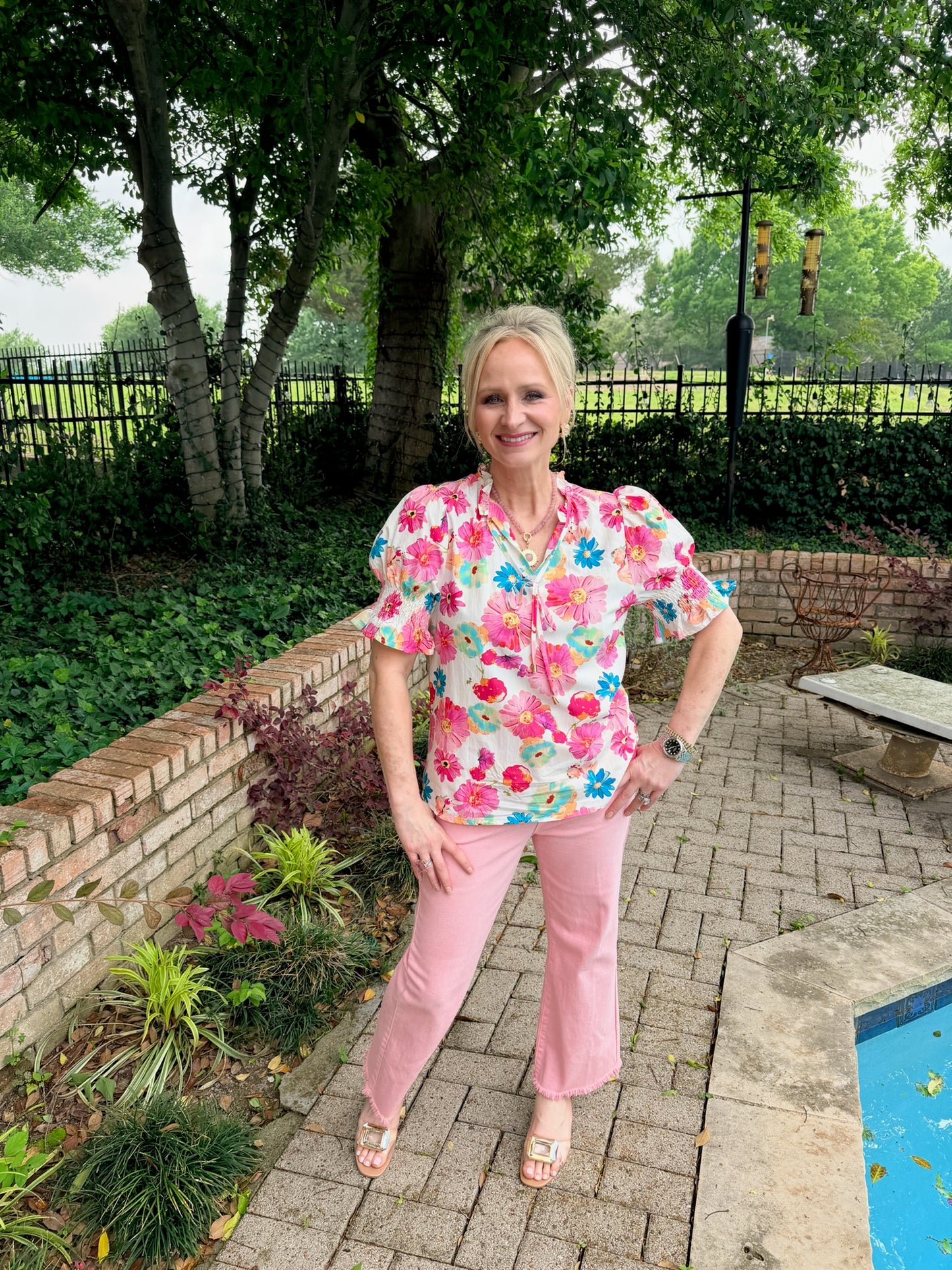 Feminine Floral Blouse