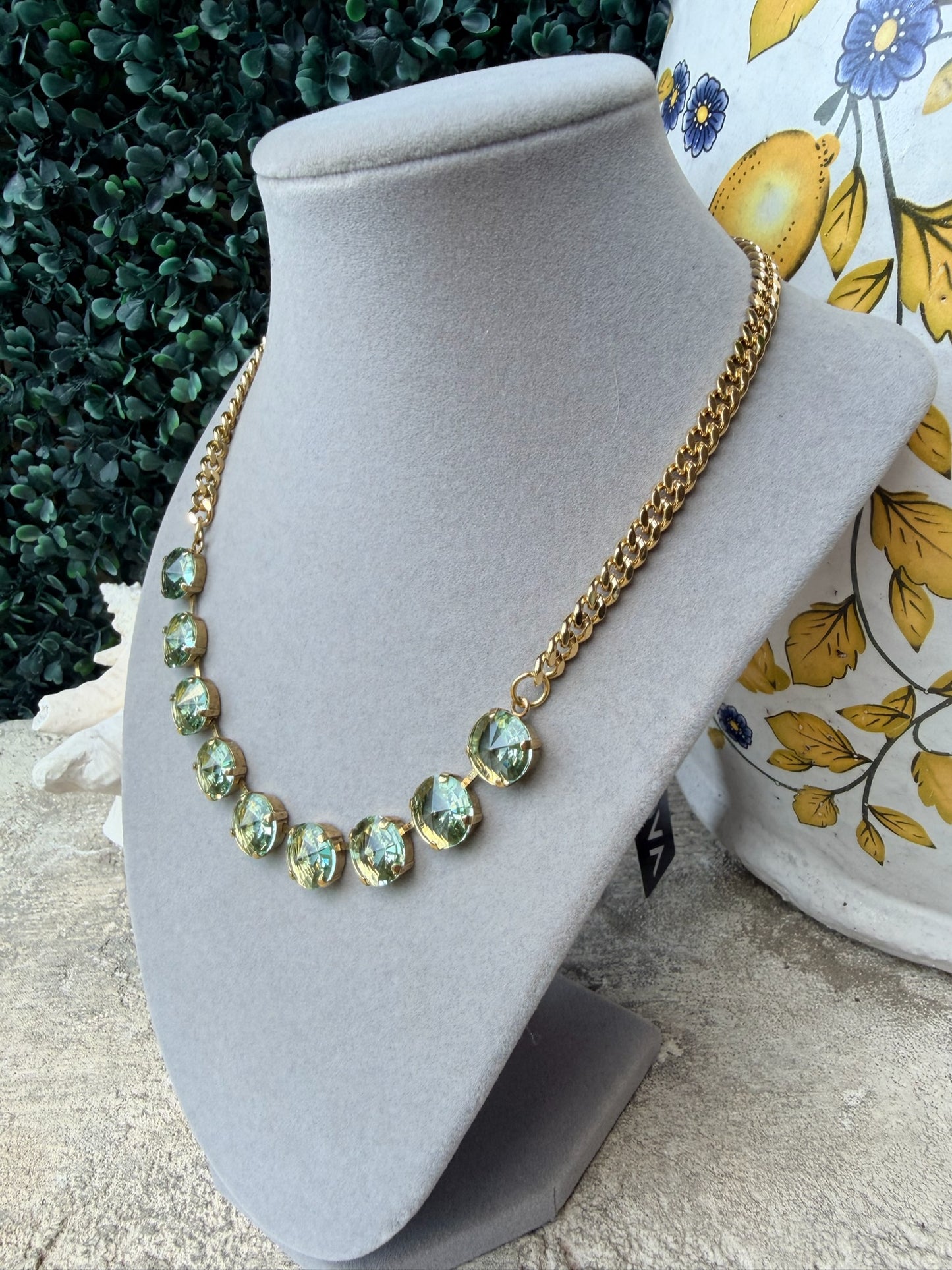 Tova- Mini Sofia Necklace-Aquamarine