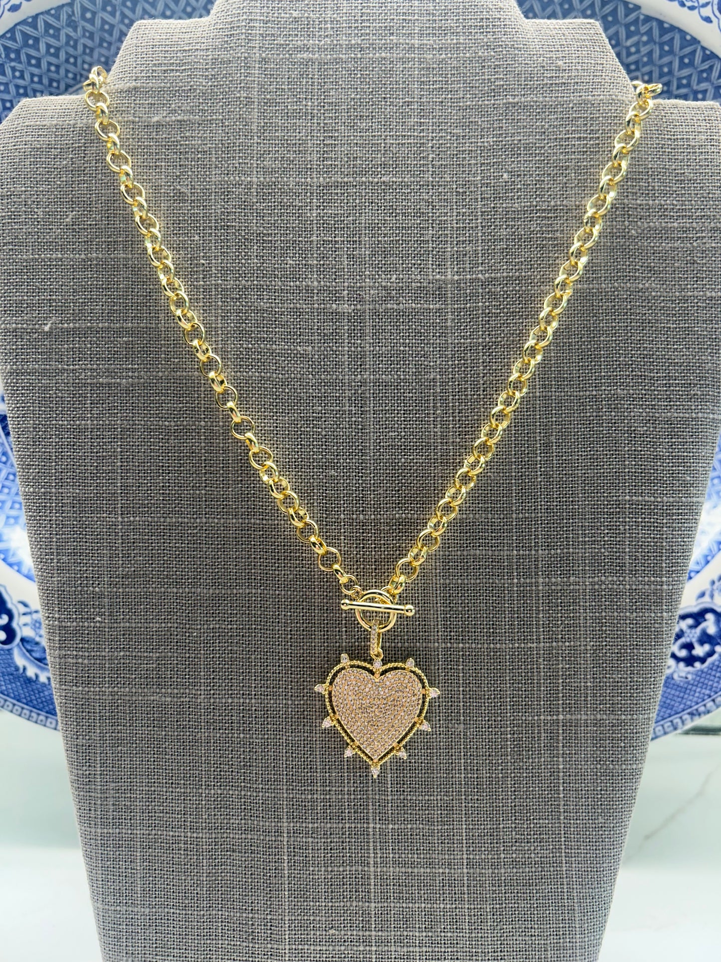 Bling Heart Necklace