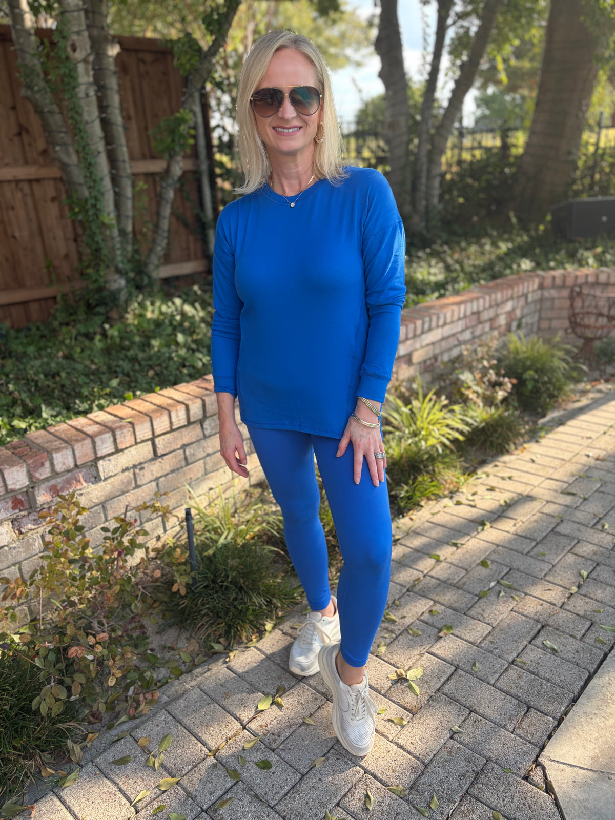 Living In Legging-Indigo Blue