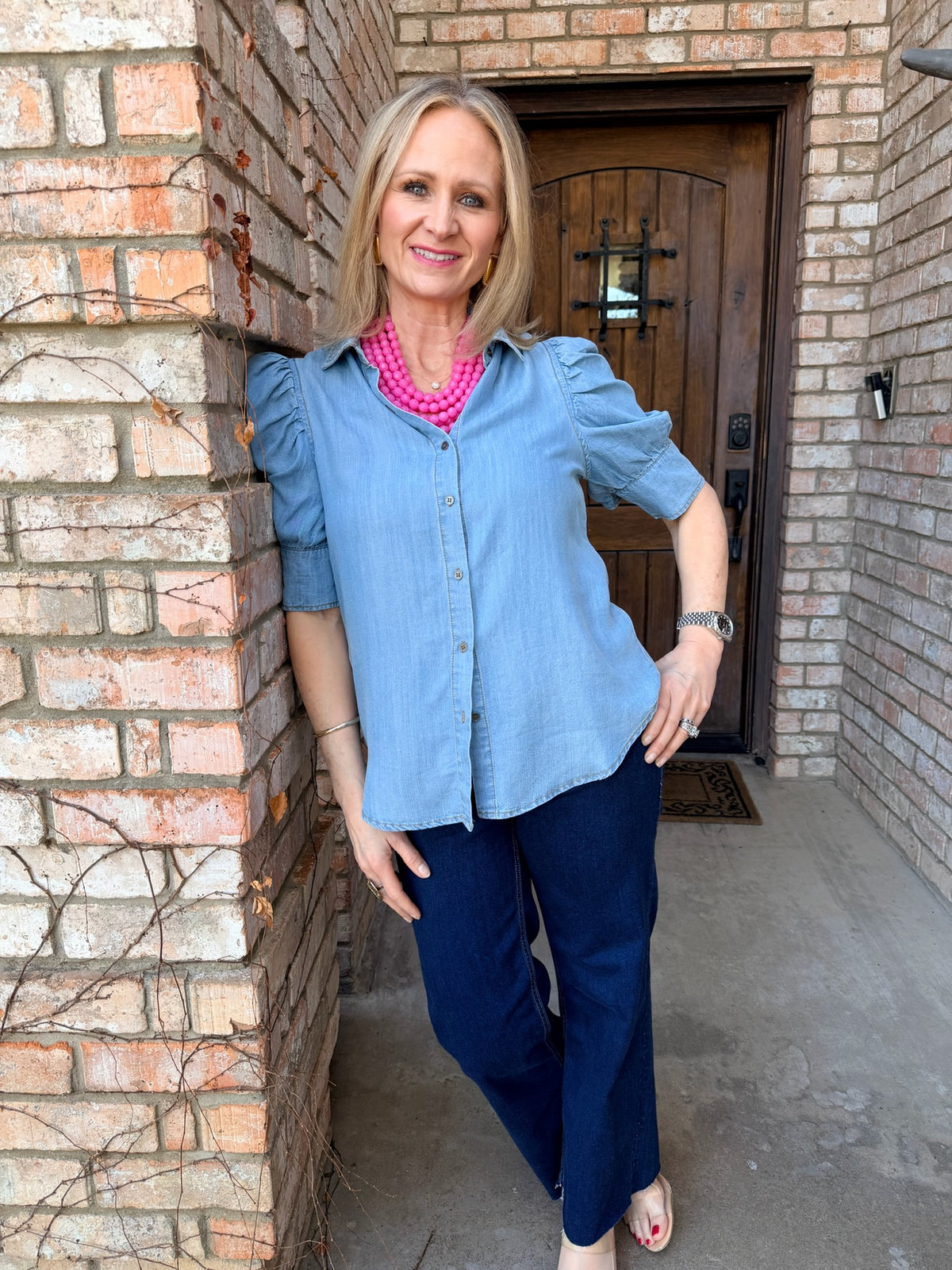 Livia Chambray Blouse