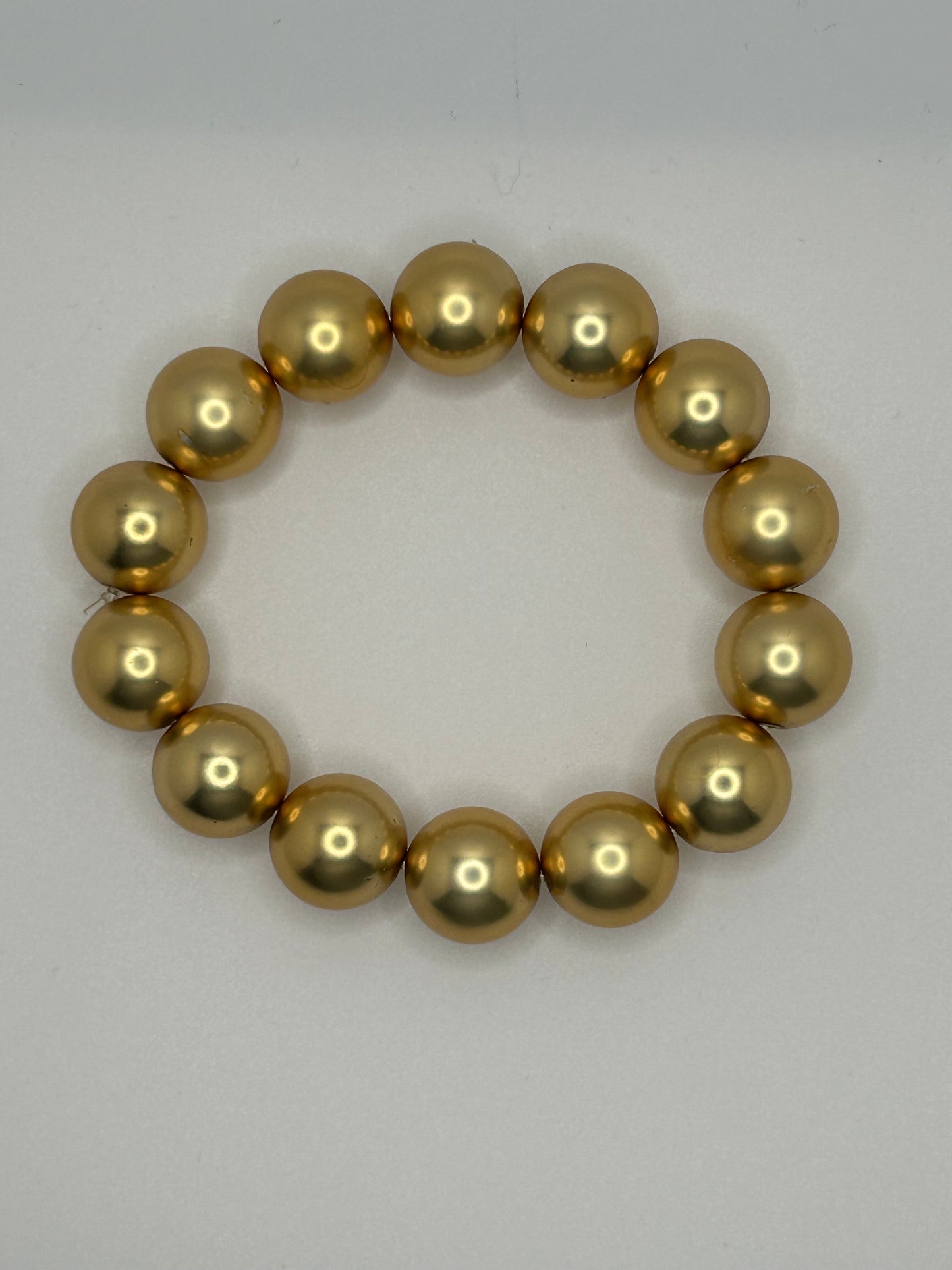 Gold Bead Bracelet