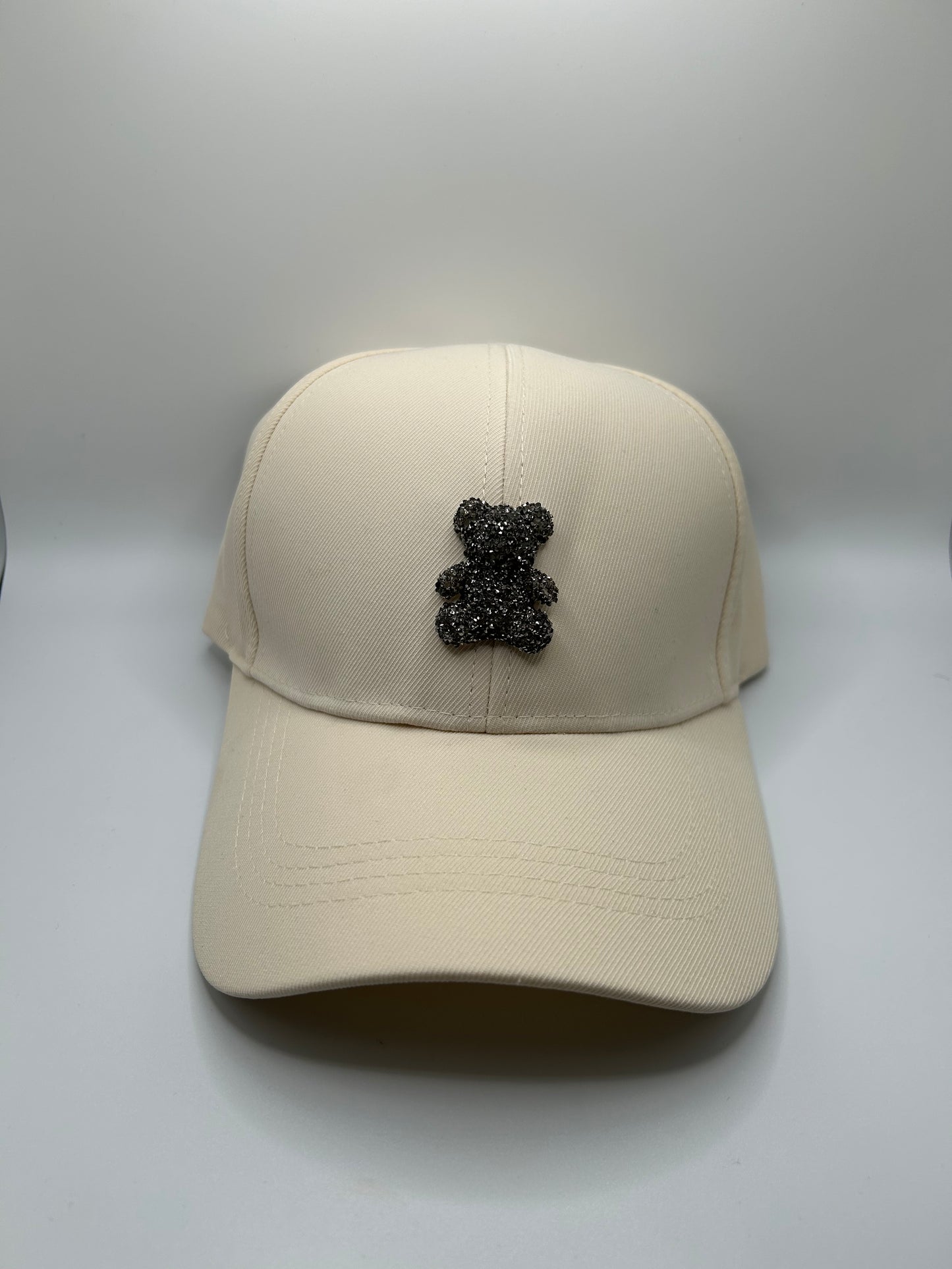 Rhinestone Bear Baseball Cap