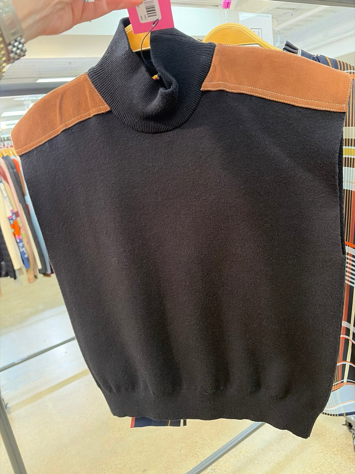 Suede & Sophistication Sweater Vest