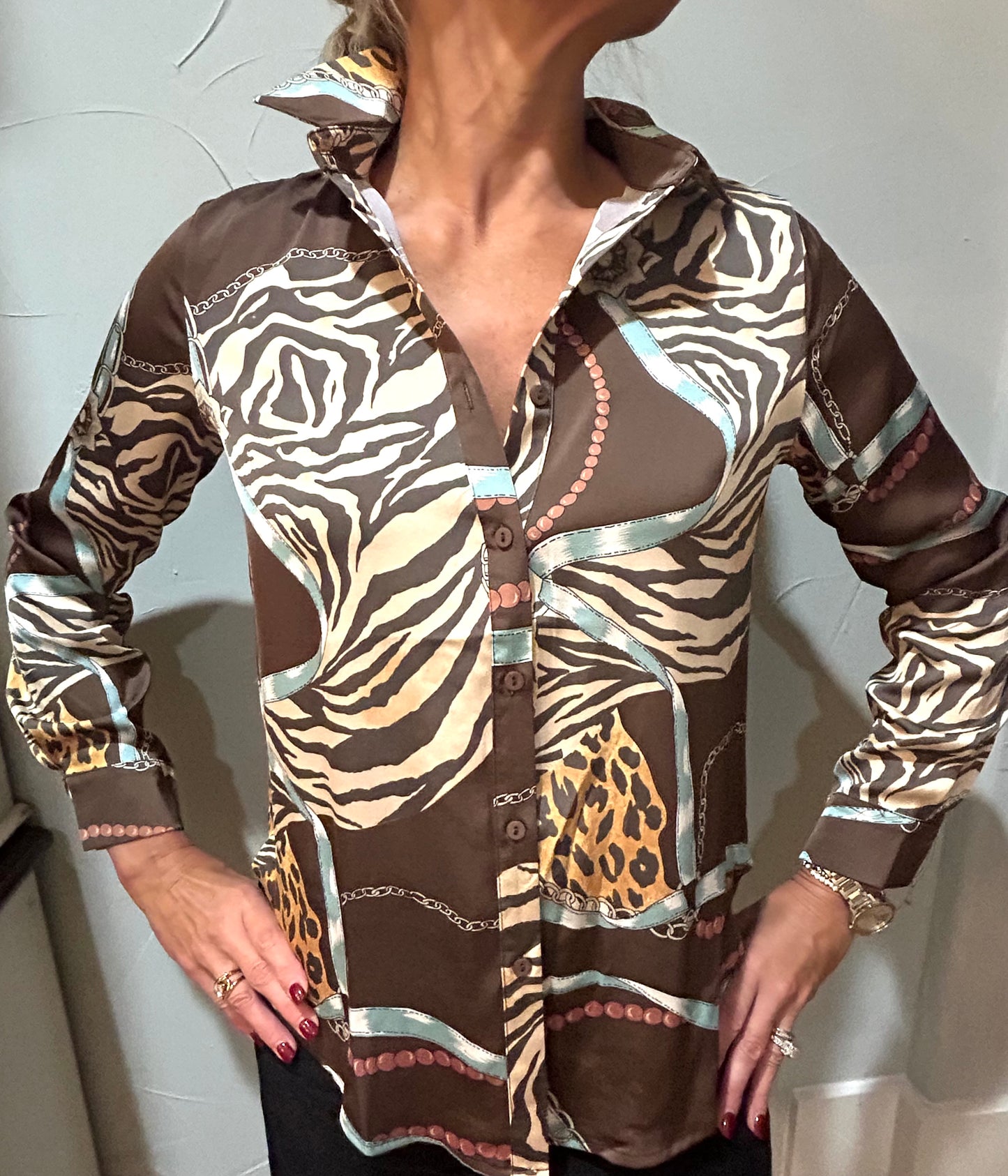 Silky Safari Blouse