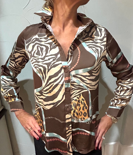 Silky Safari Blouse