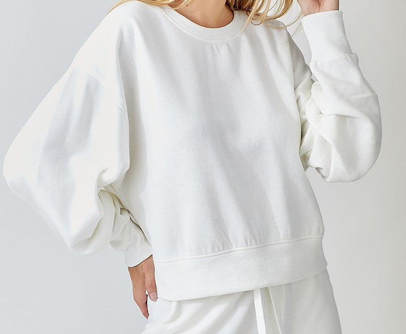 Carrie Cream Sweatshirt