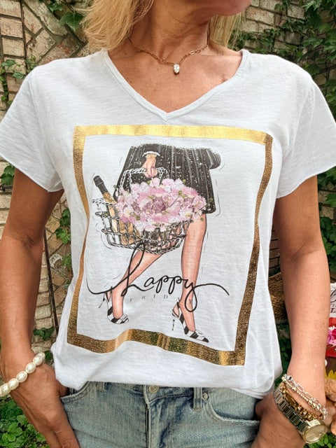 Happy Chic Cotton Tee