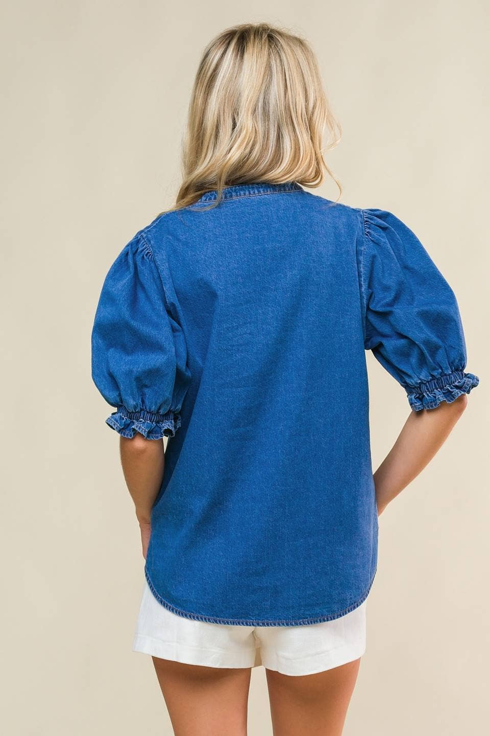 Diane Denim Blouse