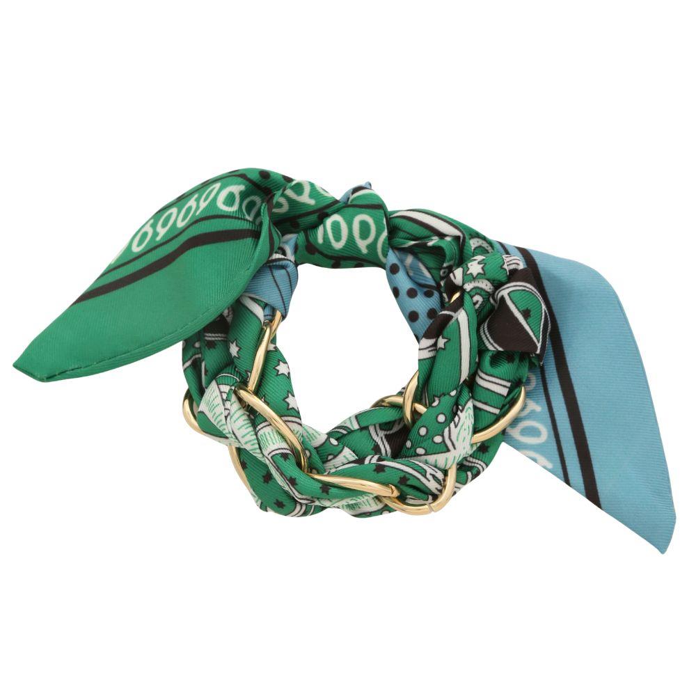 Green Twist Bandana Bracelet