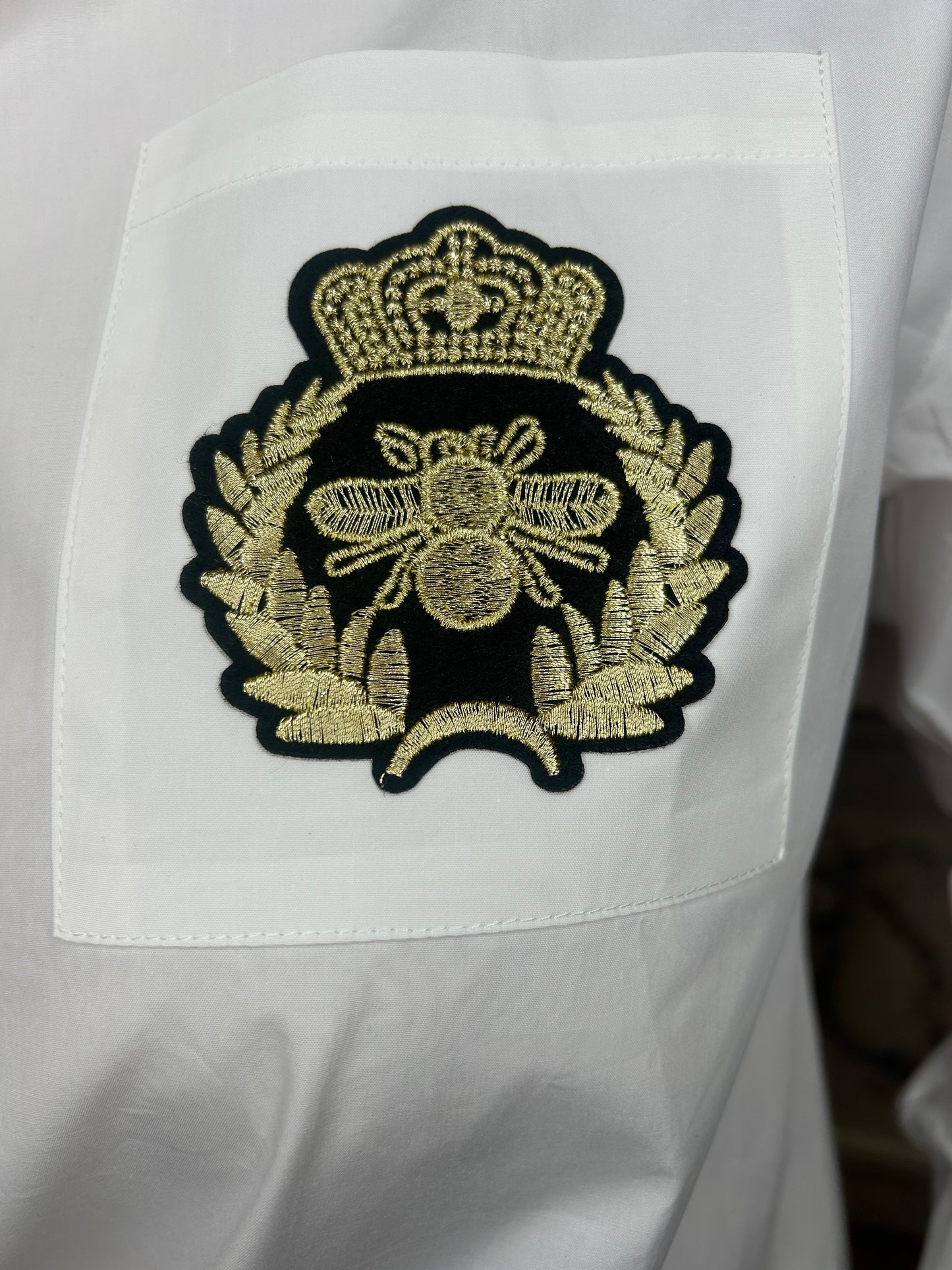 "The June" Bee White Blouse