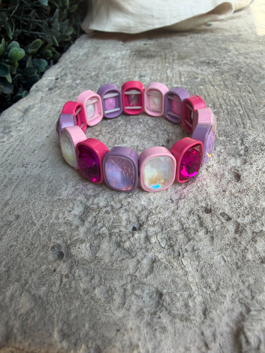 Berry Bloom Stretch Bracelet