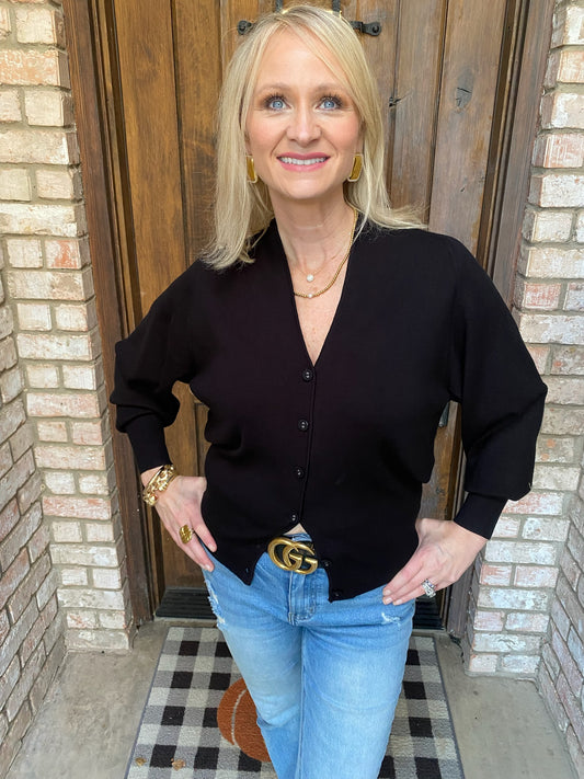 Vienna V Neck Cardigan