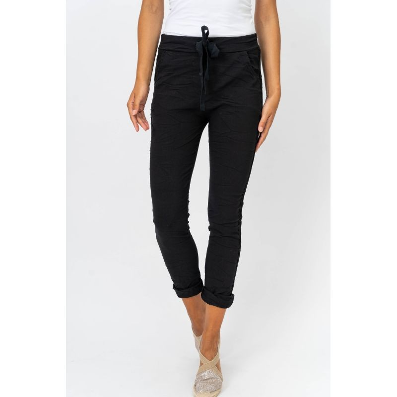 Black Italian Jogger Pant