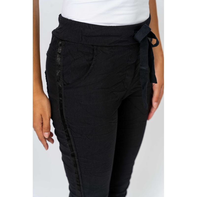 Black Italian Jogger Pant