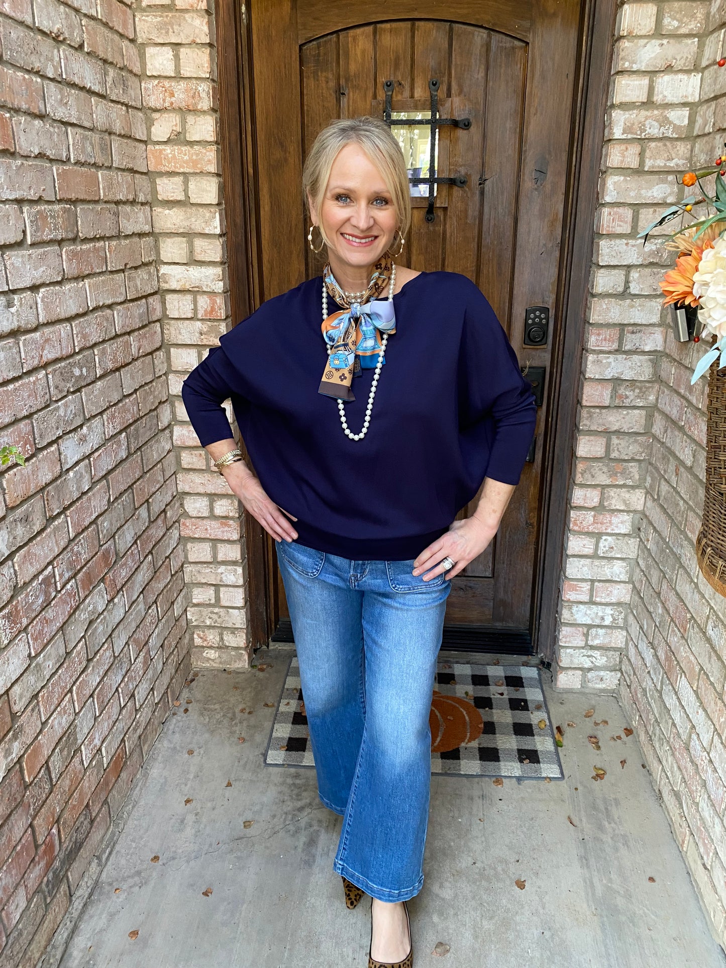 Nora Navy  Tunic