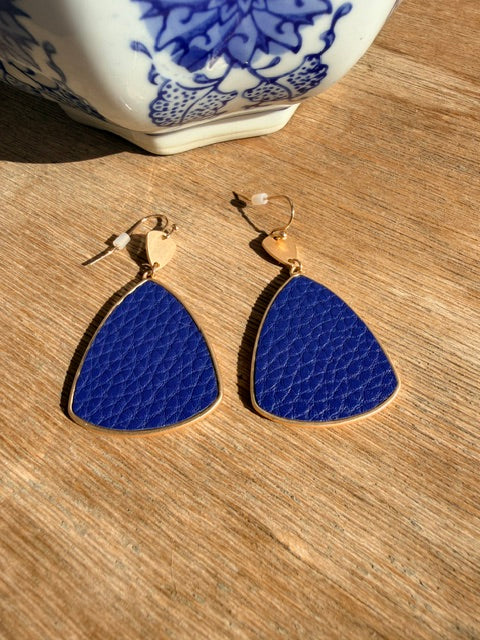 Royal Radiance Gold Dangle Earrings