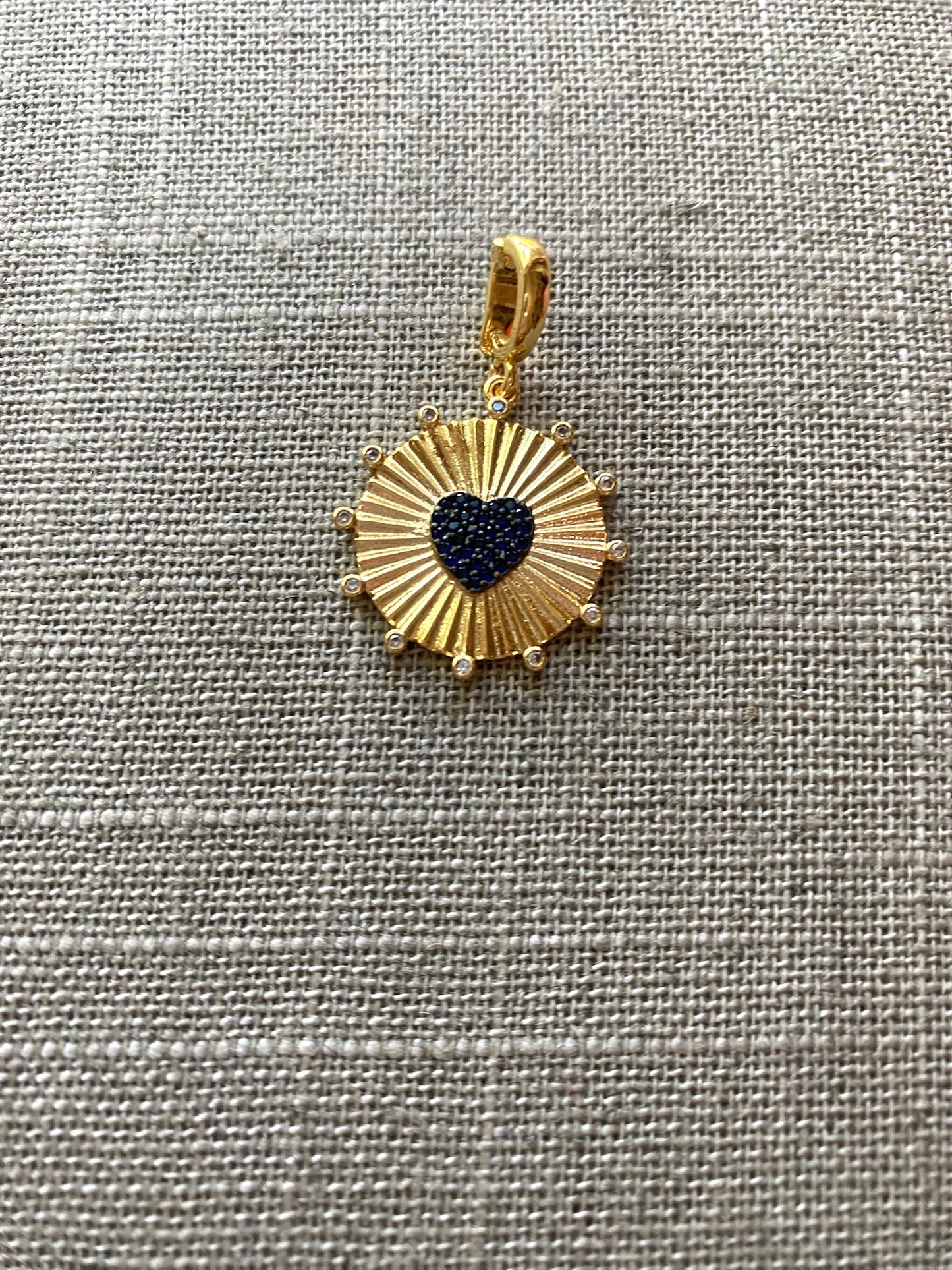 Blue Heart Medallion