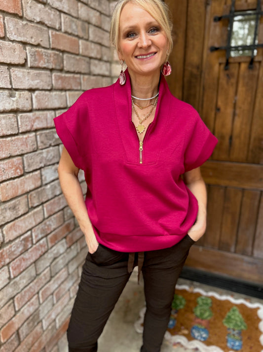 Cabernet Half Zip Scuba