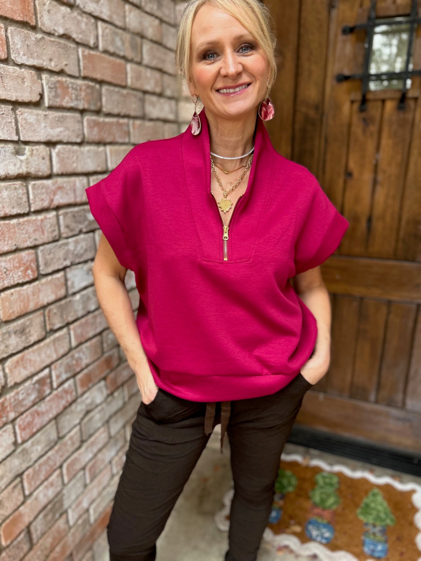 Cabernet Half Zip Scuba