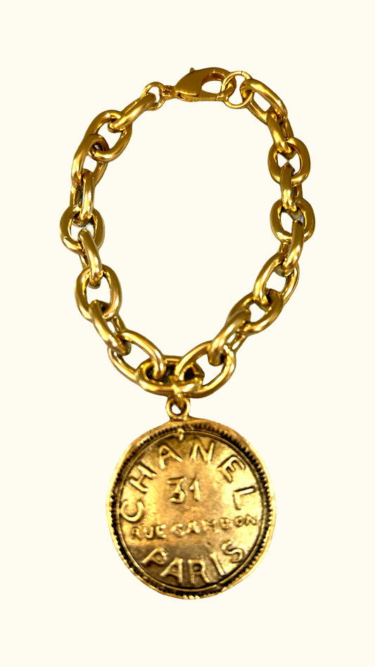 Paris Inspired Coin Bracelet