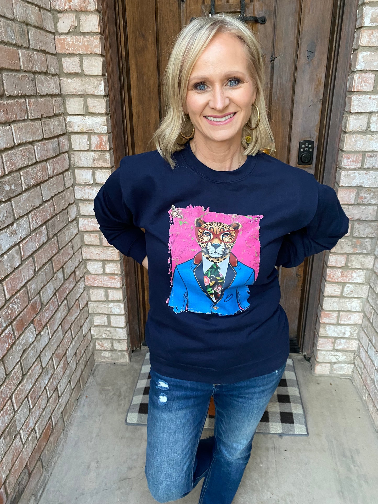 Charlie Blue Sweatshirt