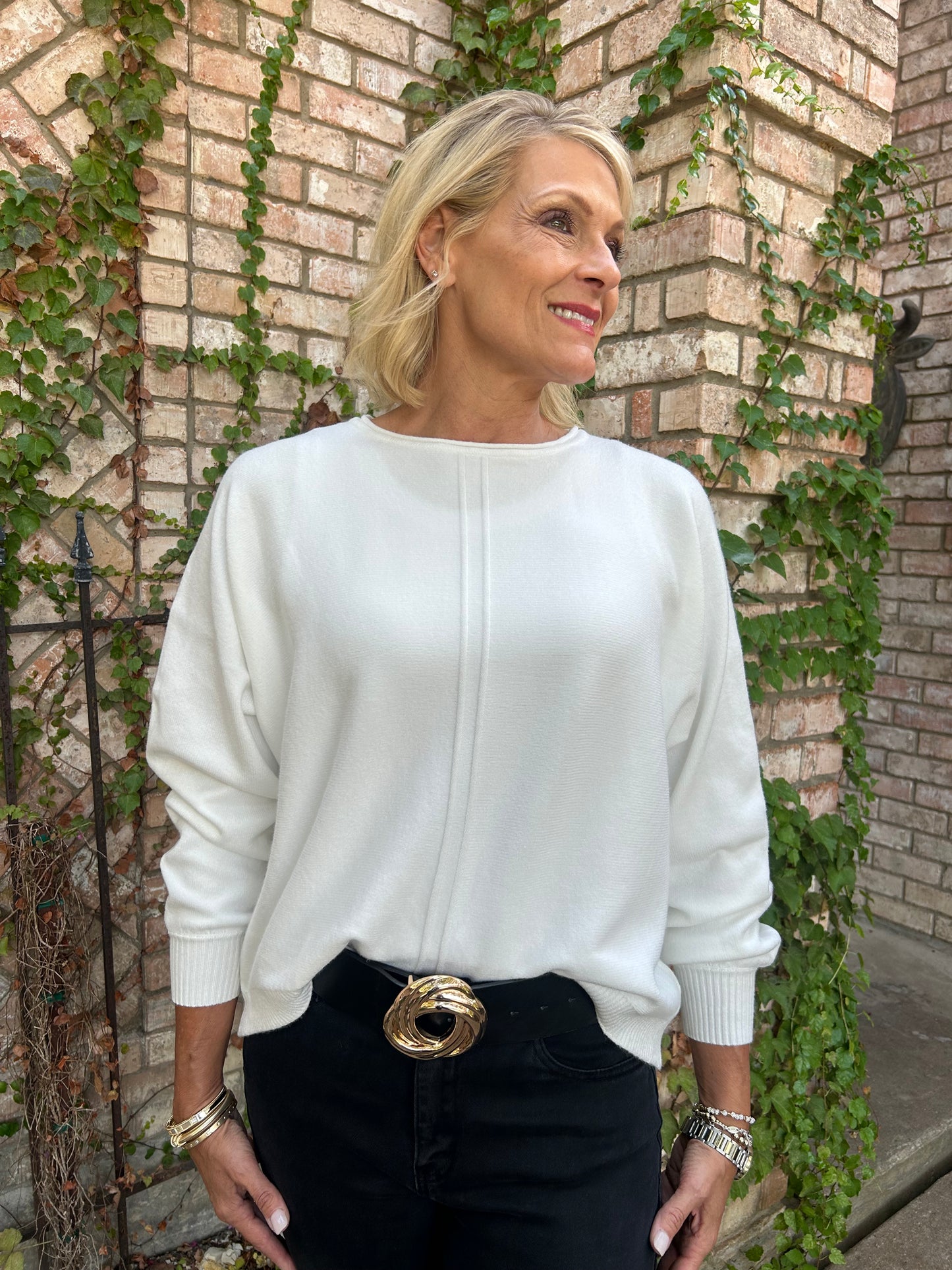 Winter White Sweater