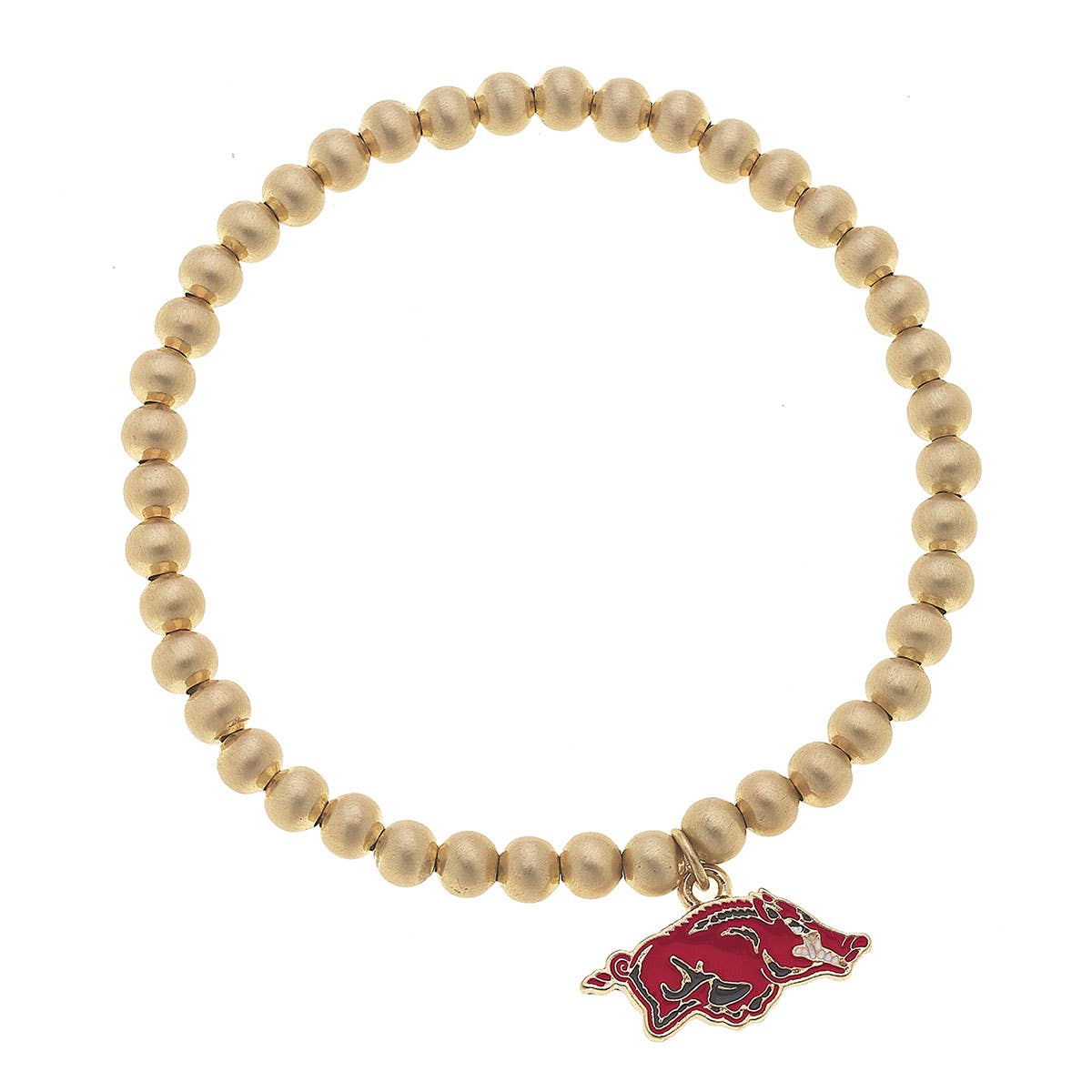 Arkansas Razorbacks Bead Stretch Bracelet
