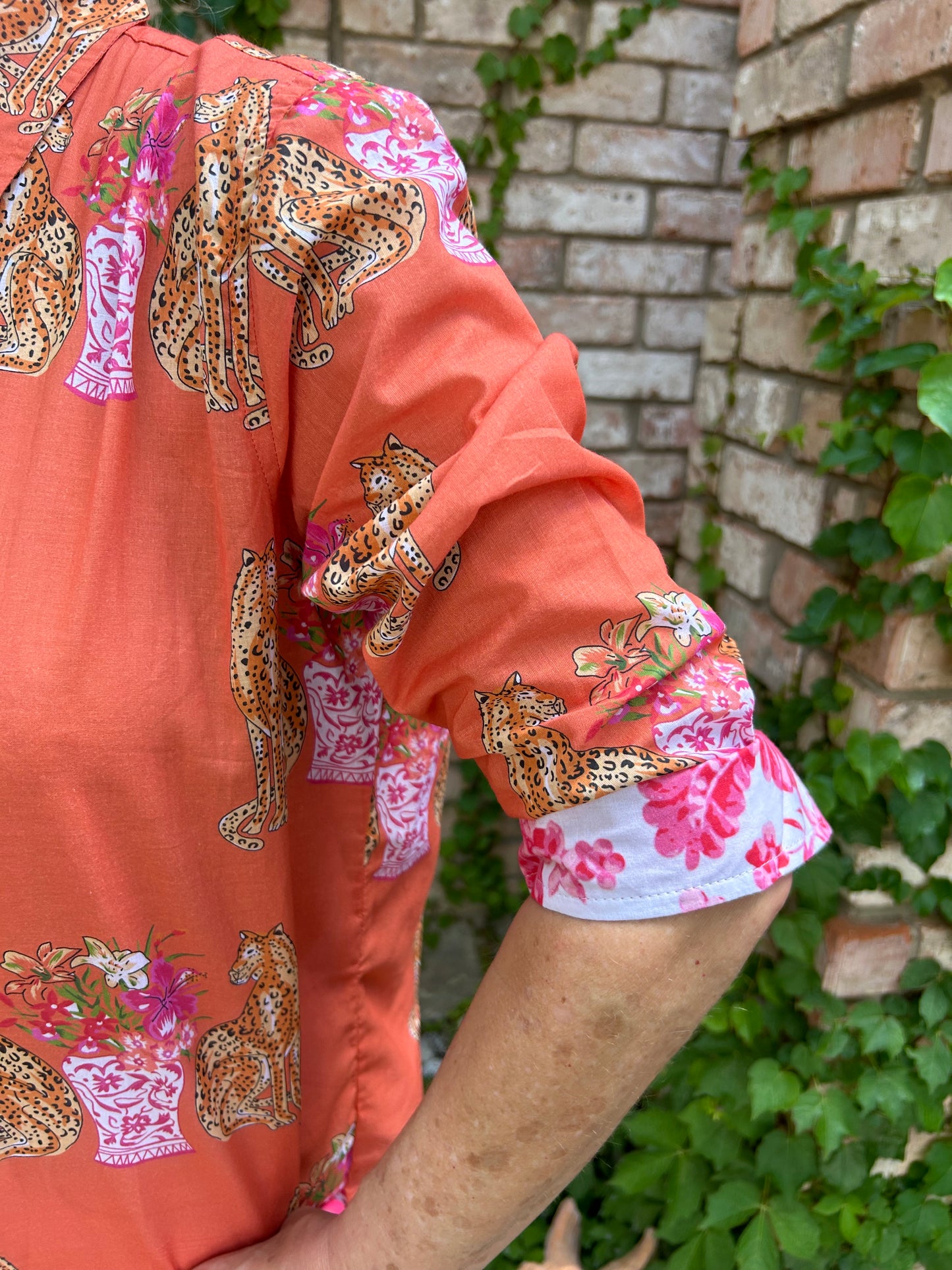 Charlee in the Wild Blouse