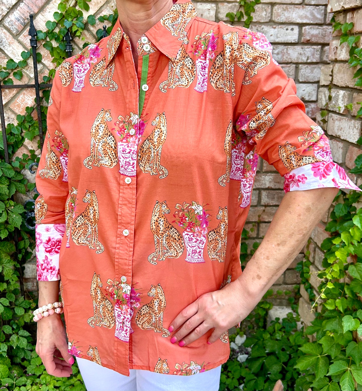 Charlee in the Wild Blouse