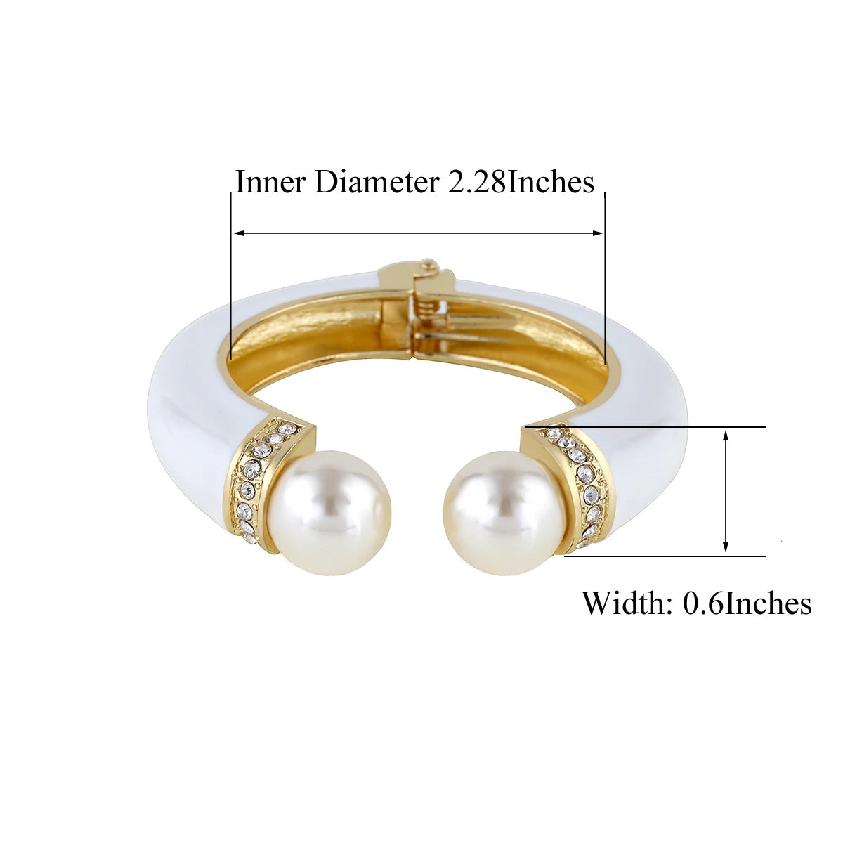 Double Pearl White Cuff
