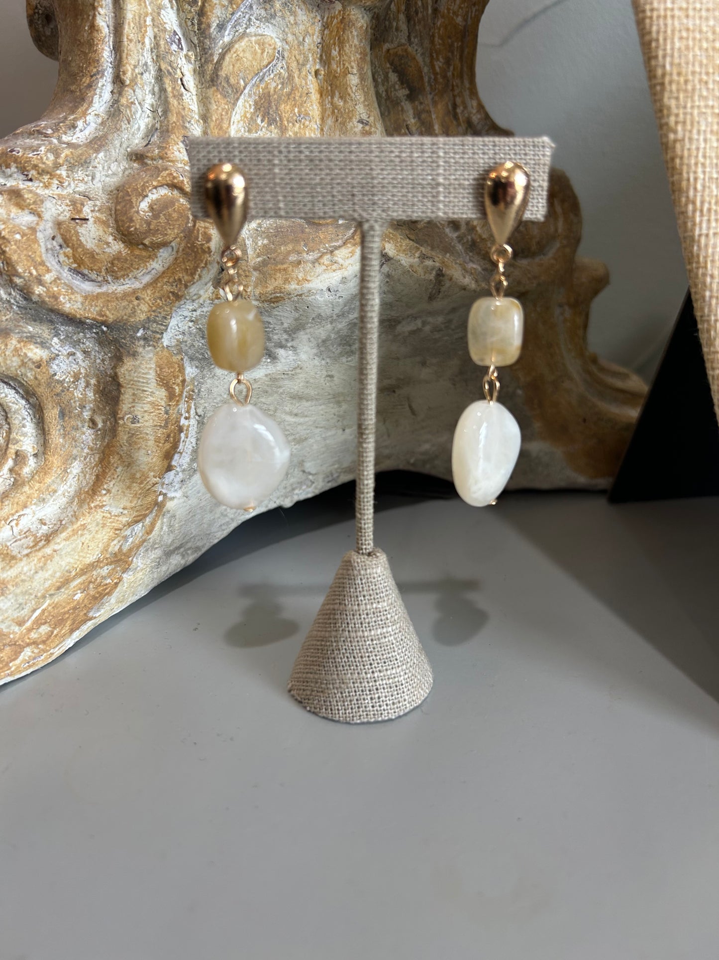 Espresso Two Toned Earring