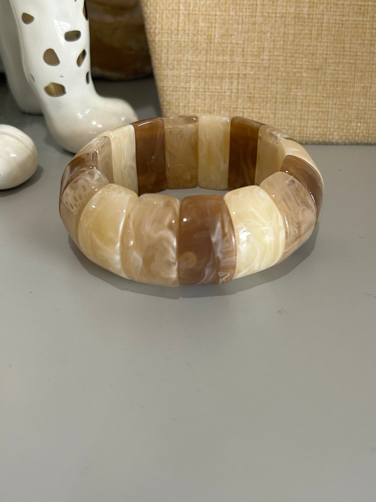 Espresso Stretch Bracelet