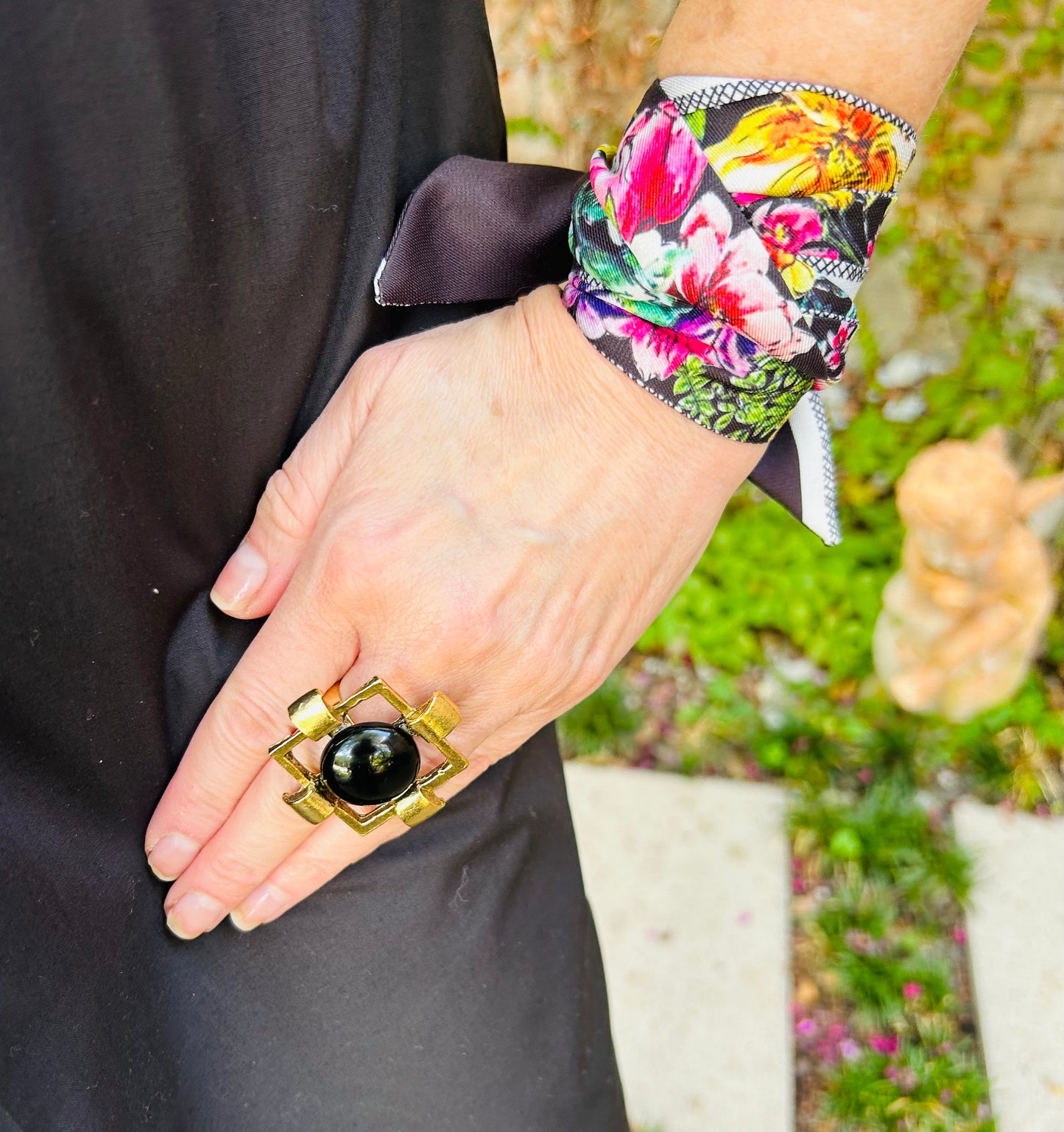 Black Statement Ring