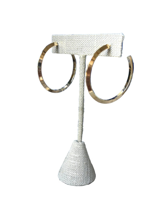 Geo Gold Hoops