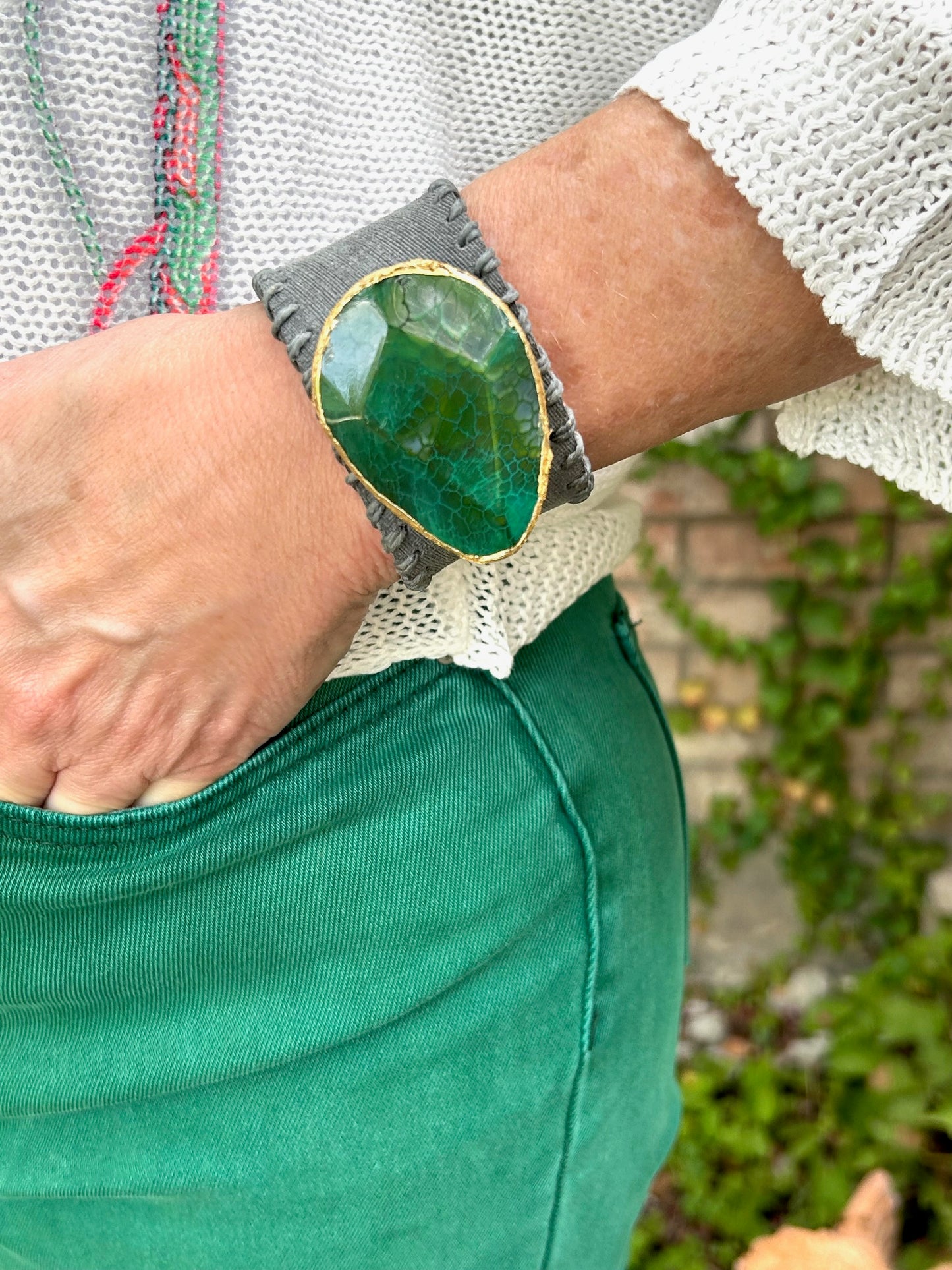 Green Goddess Cuff