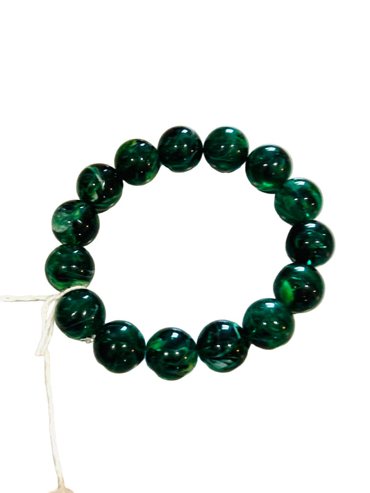 Green Bead Bracelet