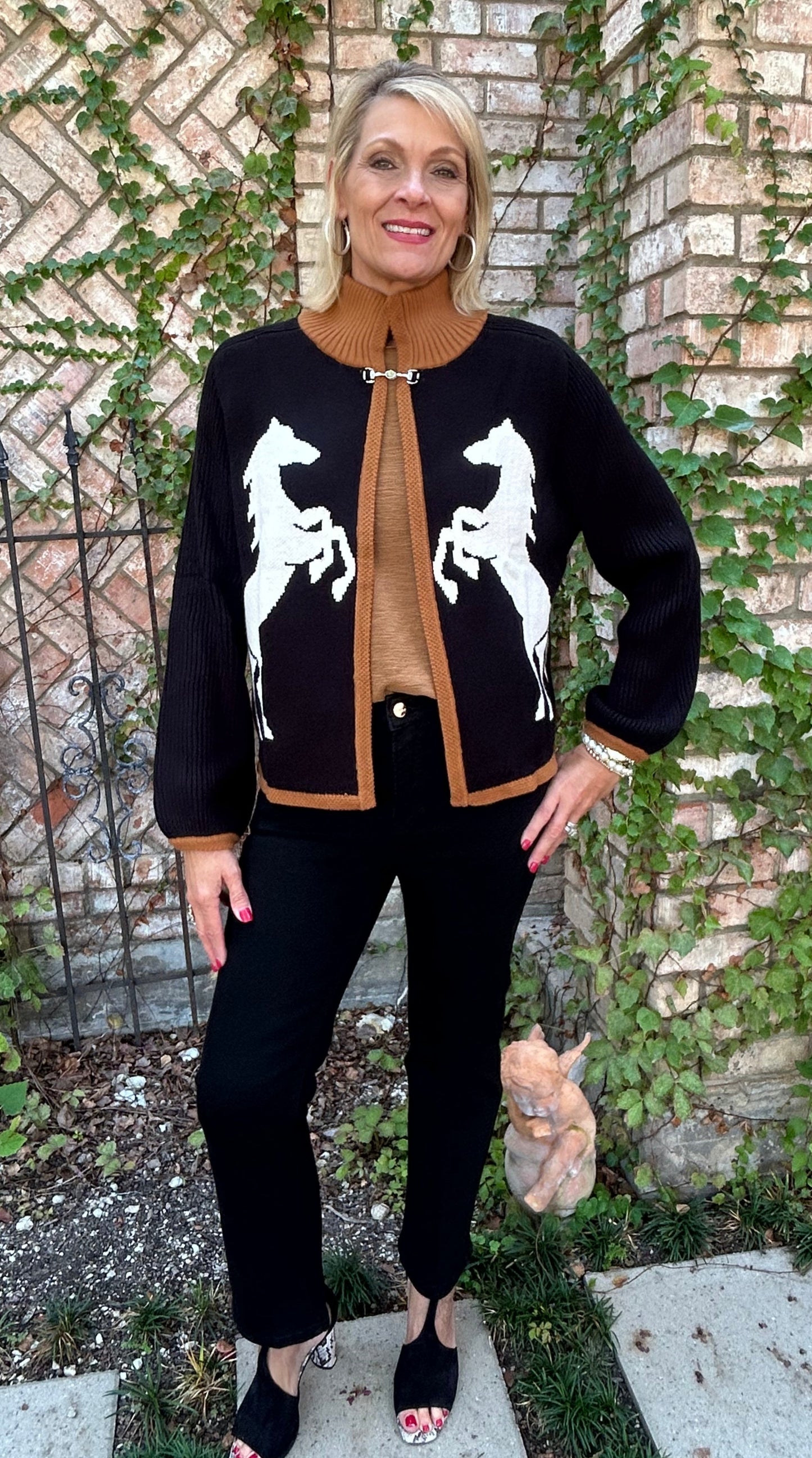 Horseplay Cardigan Sweater