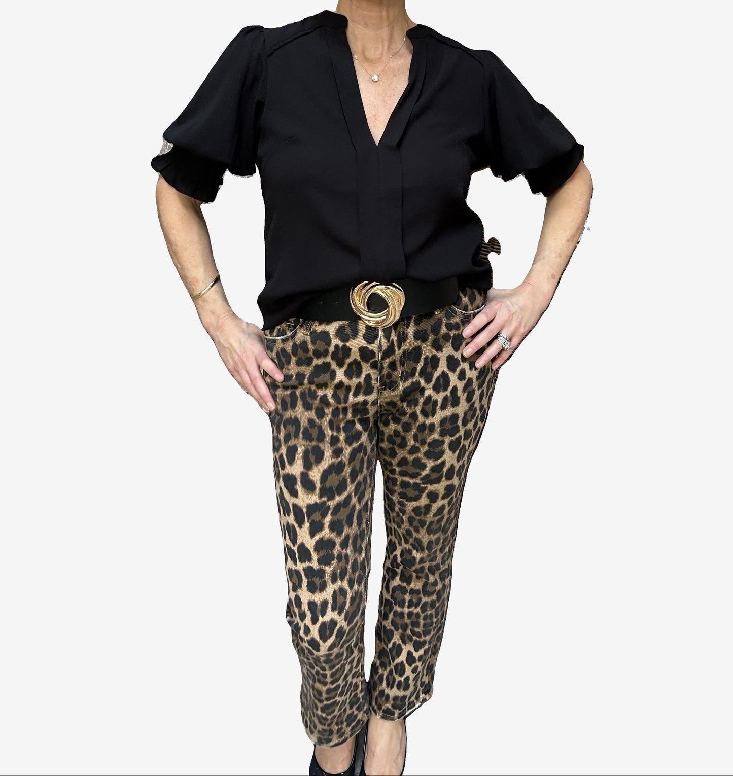 Lexi Leopard Denim