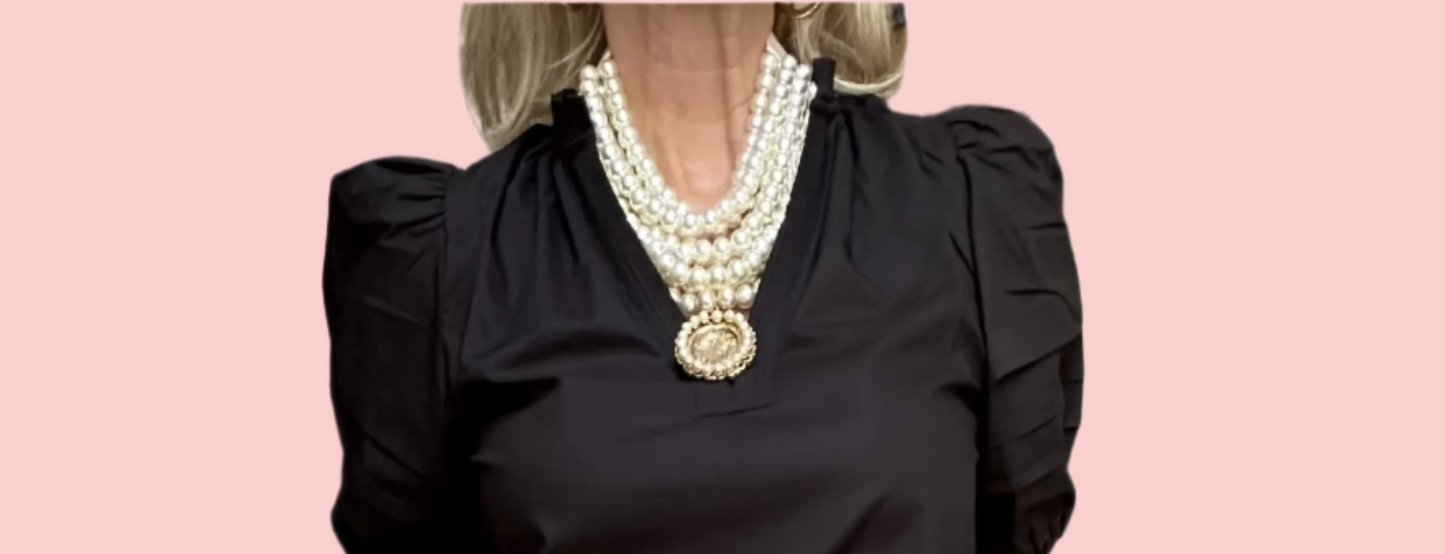 Paris Pearl Strand Necklace
