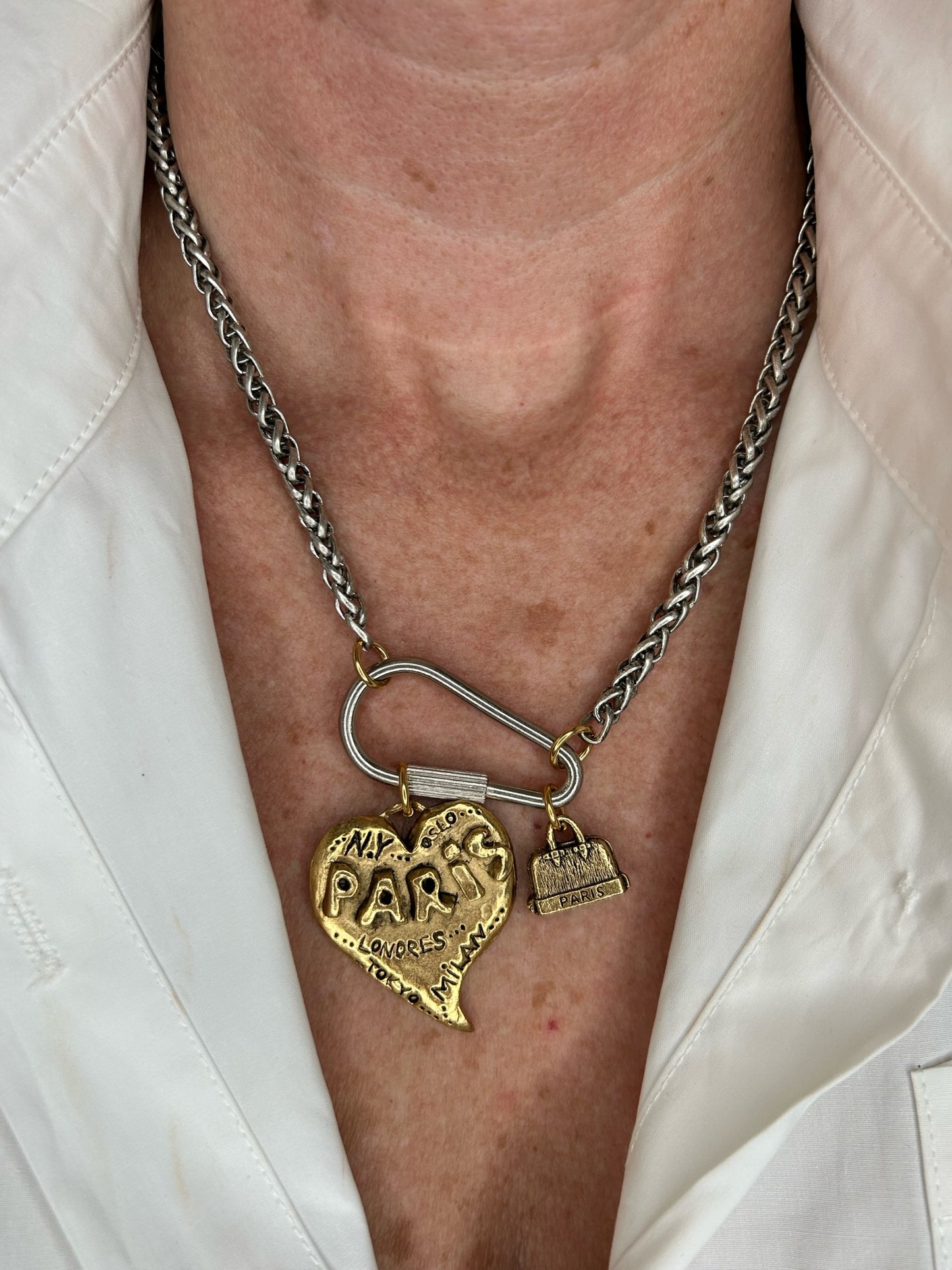 Bonjour Two Tone Necklace