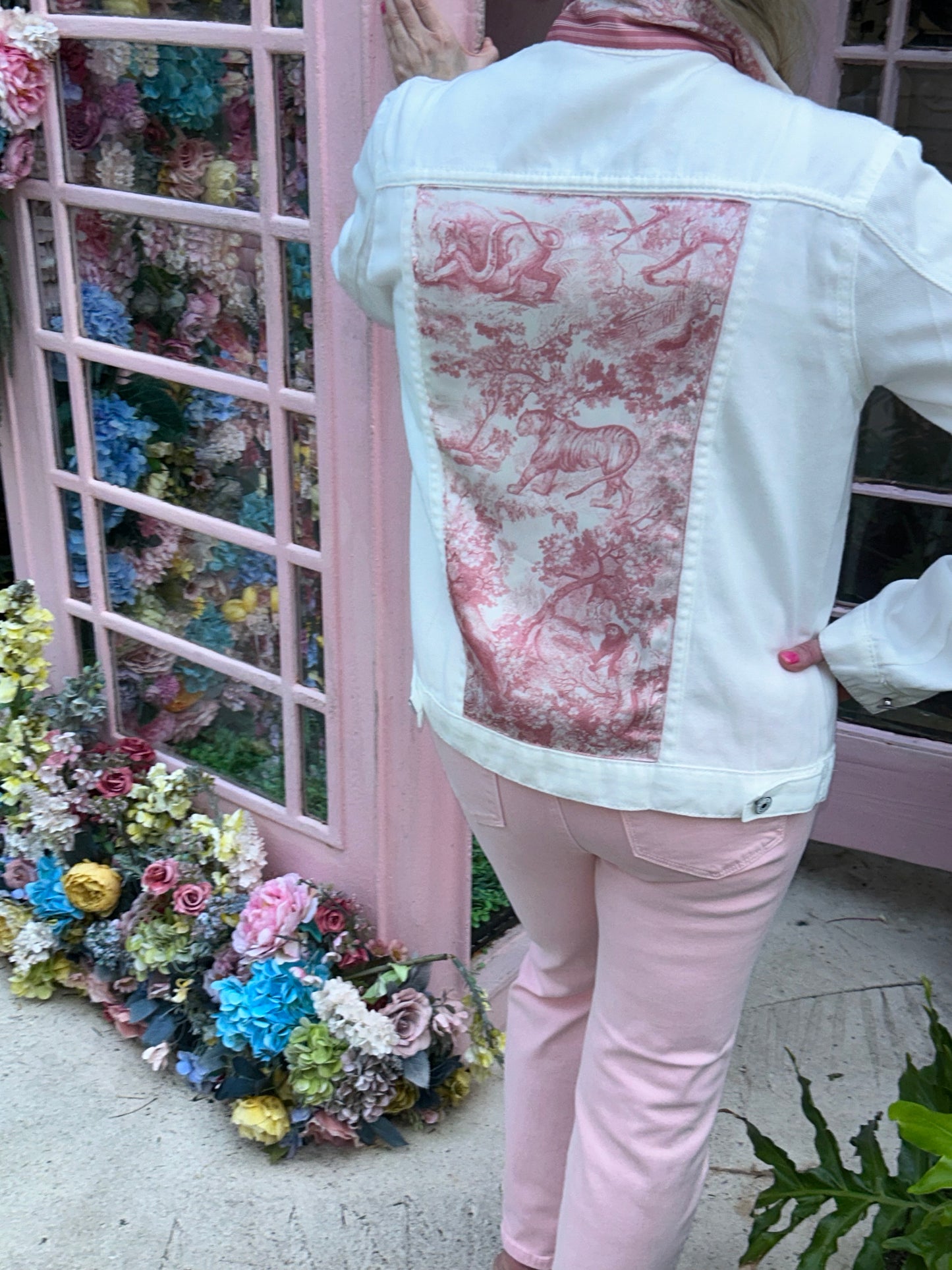 Toile Scarf Jacket